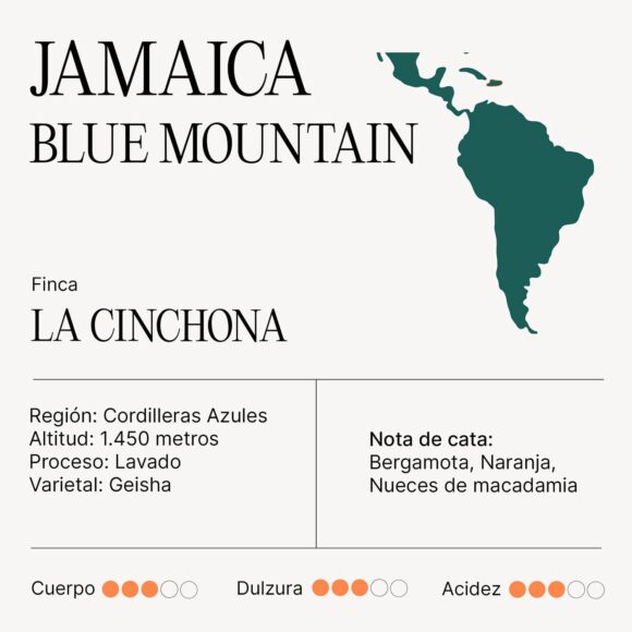 Café JAMAICA BLUE MOUNTAIN Finca La Cinchona